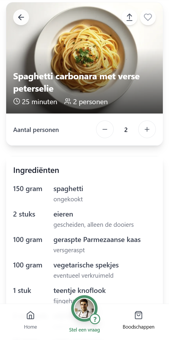 Je persoonlijke sous-chef - Screenshot 1